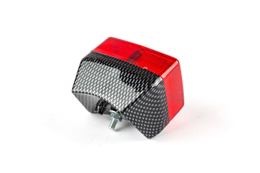 Tail Light carbon / red MBK 51 / Peugeot 103