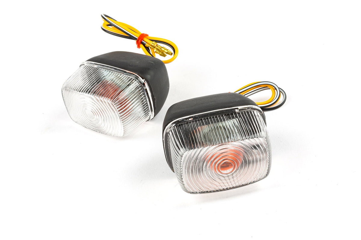 Indicators front STR8 black / white Yamaha BW's up to 2003
