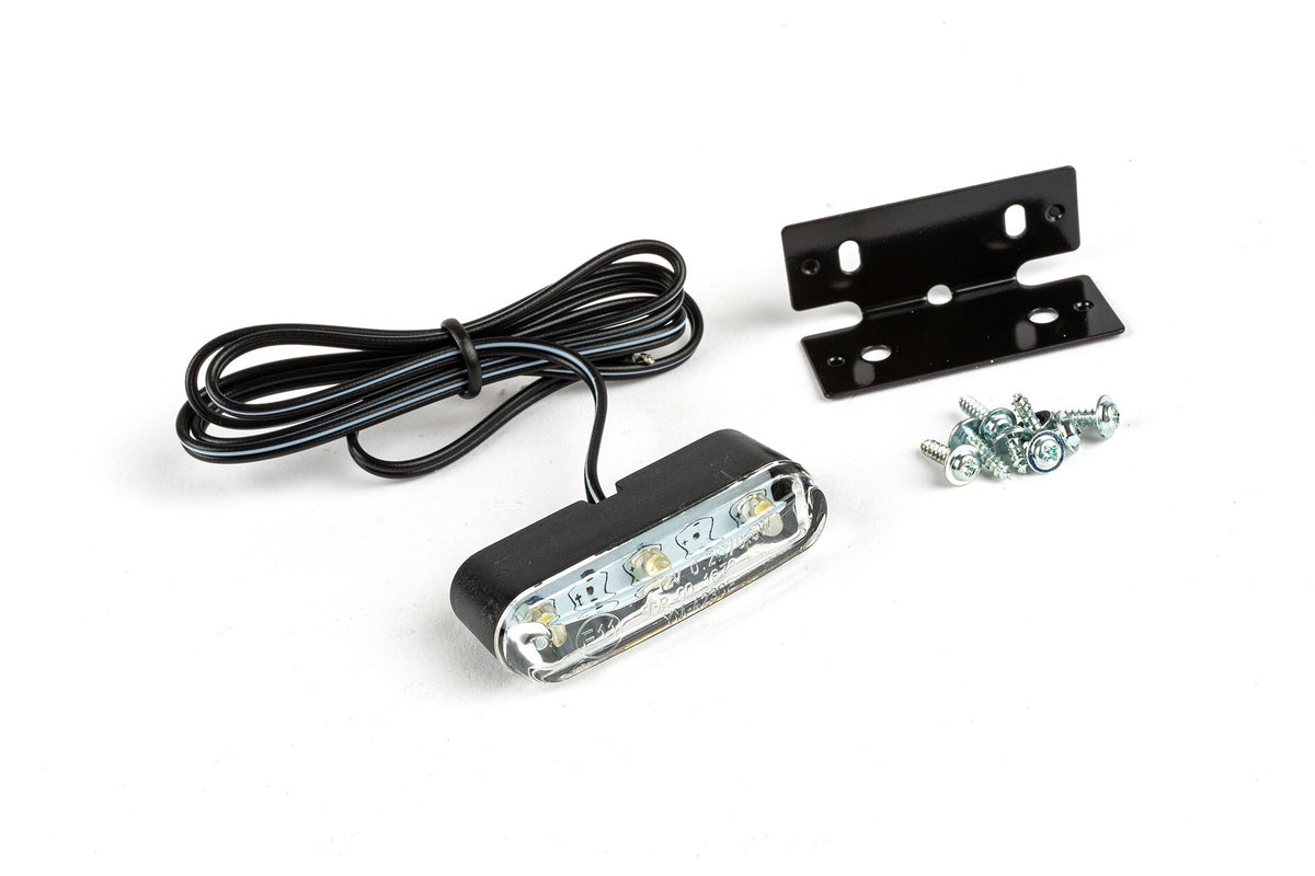 License Plate Light STR8 3 LEDs black base