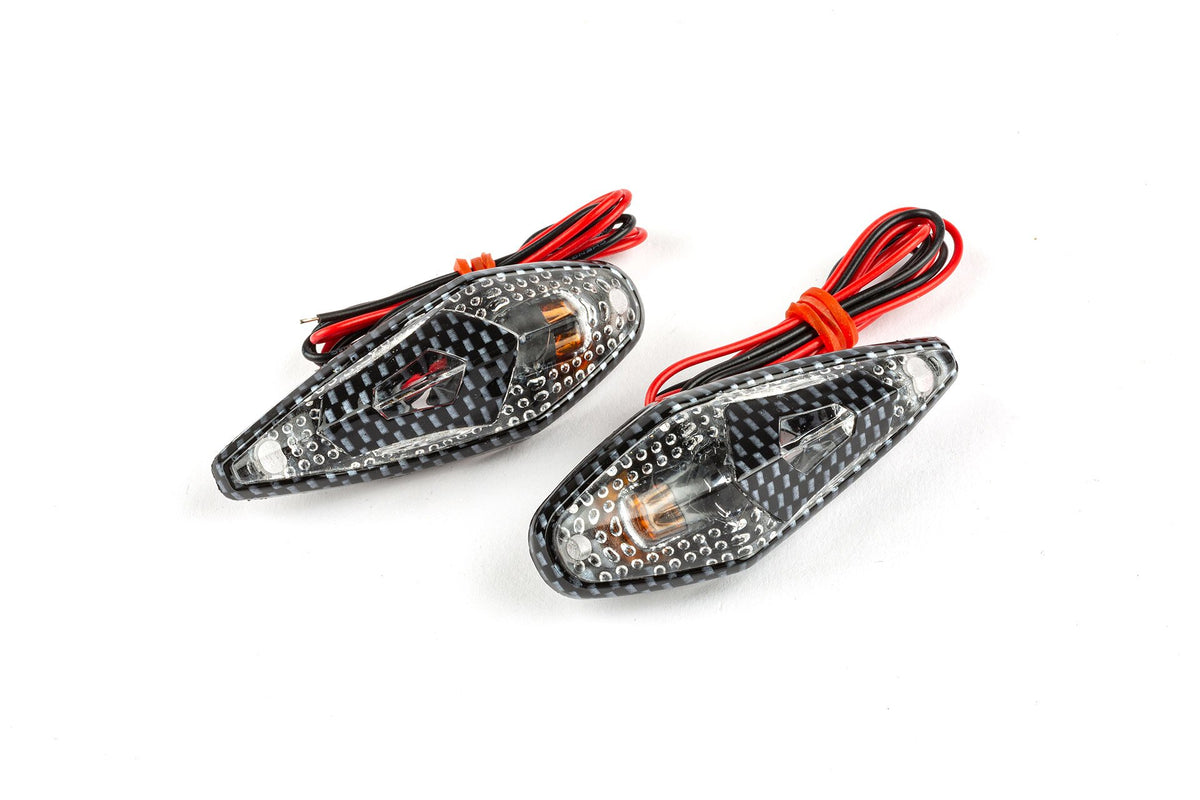 Glue-On Indicators STR8 drop-shaped Wing carbon