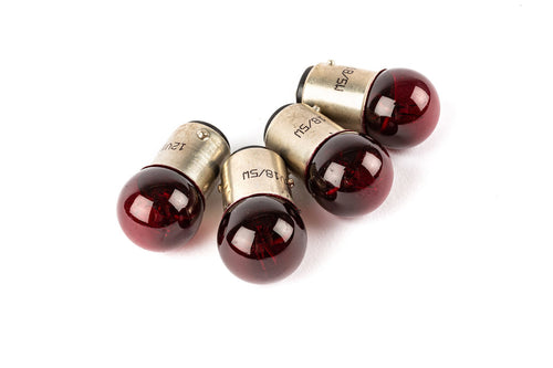Bulbs tail / brake light (x4) STR8 12V - 18/5W BAY15D red