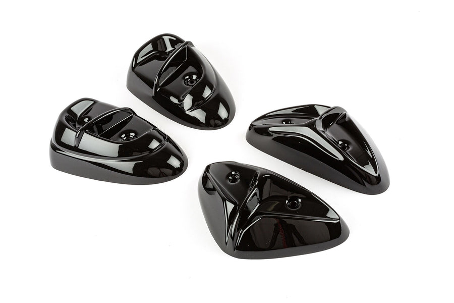Bumper Pads (x4) STR8 black MBK Stunt / Yamaha Slider