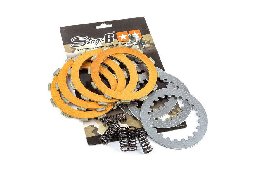 Clutch Discs 4 discs Stage6 Racing carbon Derbi