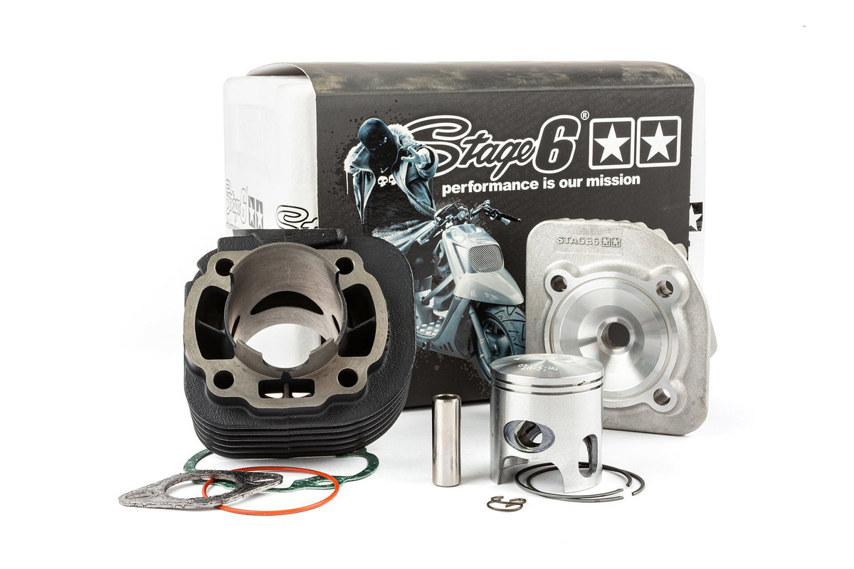 Cylinder Kit Stage6 70cc Streetrace cast iron CPI / China 2T AC