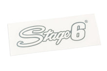 Sticker Stage6 logo 20x6cm silver