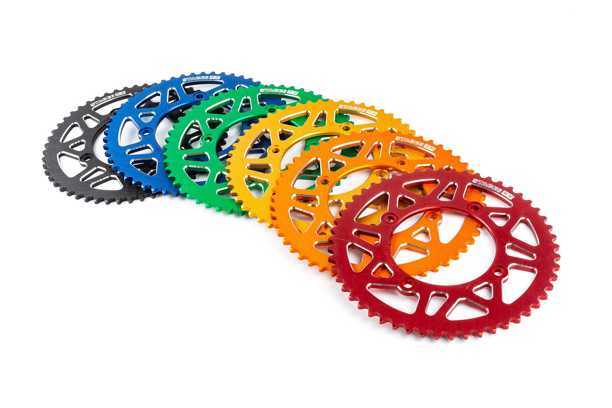 Rear Sprocket 53T - 420 Stage6 CNC alu orange Beta RR