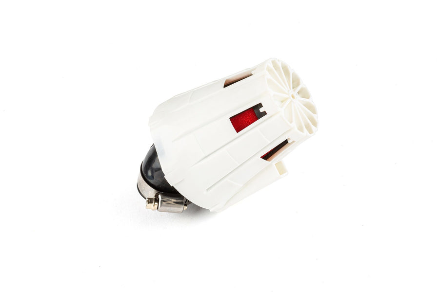 Air Filter STR8 E5 45° 35mm PHVA/PHBG white / red