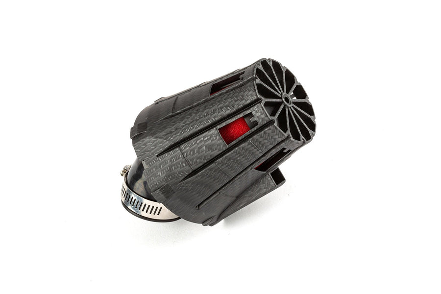 Air Filter STR8 E5 45° 28 / 35mm matte carbon / red