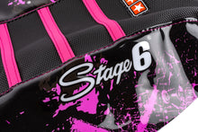Seat Cover Sherco SM-R 50 after 2013 Stage6 Full Covering pink / black