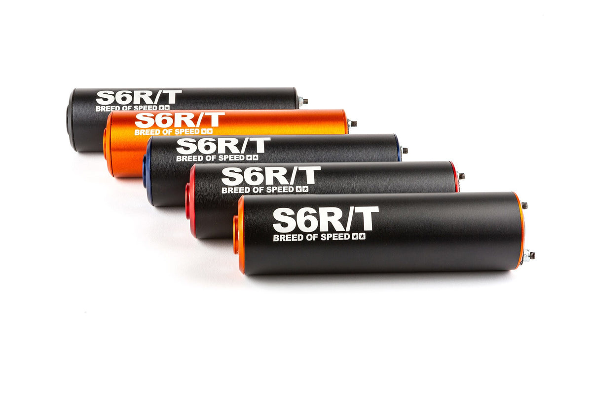Silencer Stage6 R/T 80 - 100cc right side orange