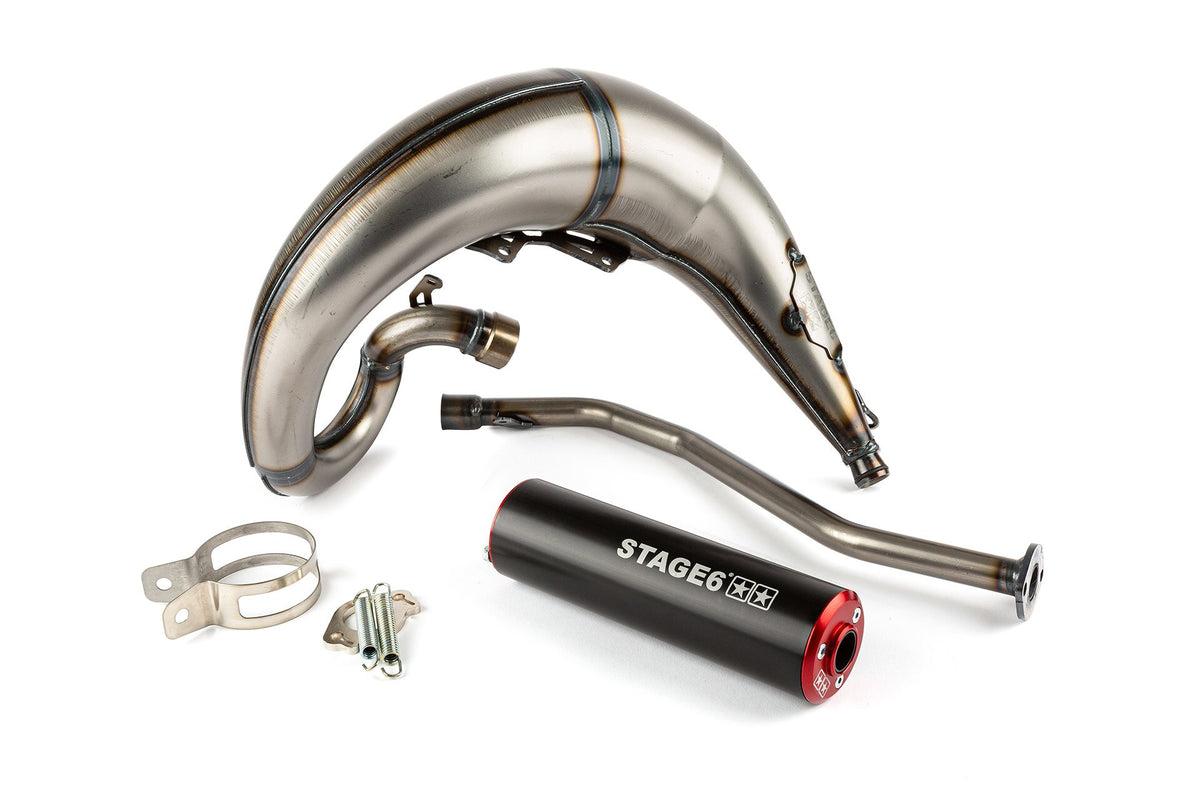 Exhaust Stage6 Streetrace high mount left red / black Beta RR -2012