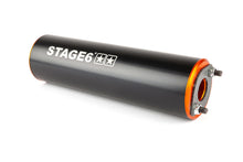 Exhaust Stage6 Streetrace CNC orange / black Derbi / Minarelli AM6