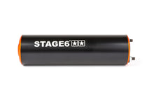 Exhaust Stage6 Streetrace CNC orange / black Derbi / Minarelli AM6