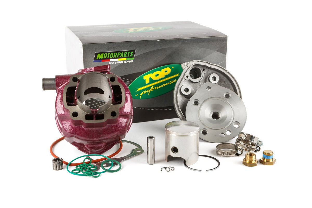 Cylinder Kit Top Performances Due Plus 70cc cast iron modular Minarelli horizontal LC