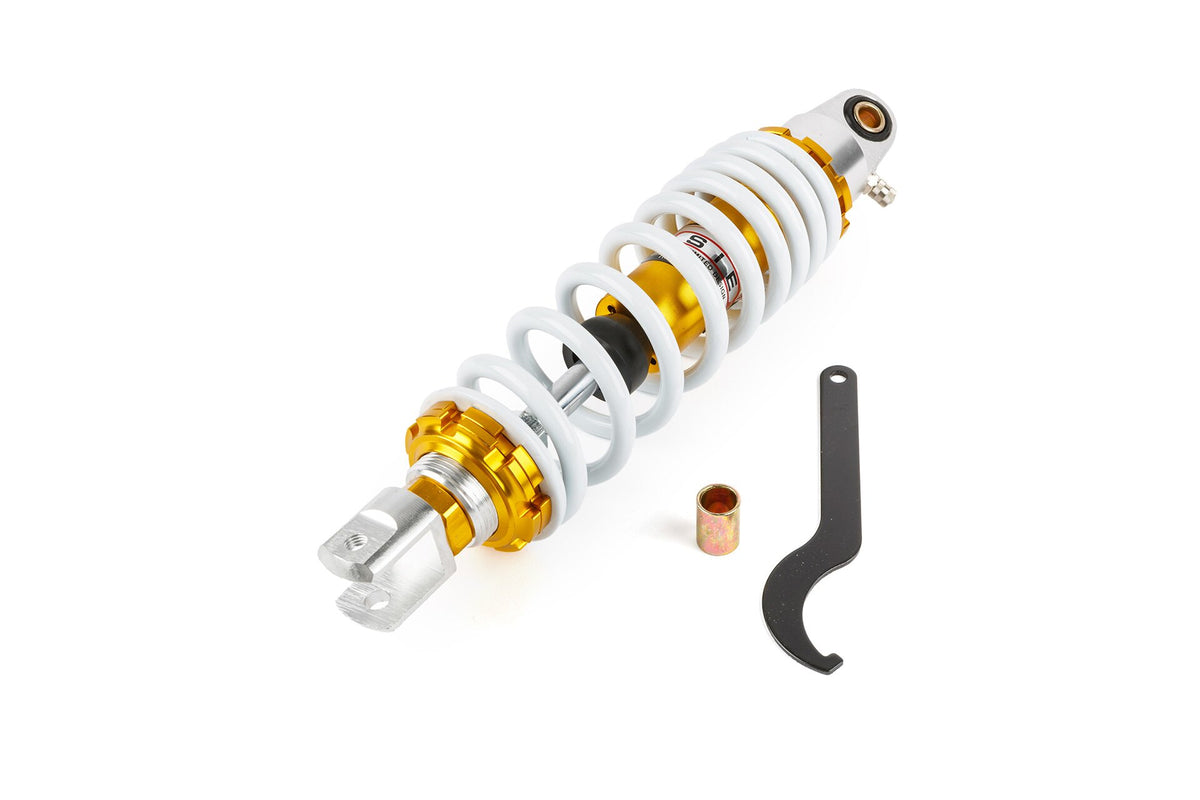 Shock Absorber 300mm Motoforce adjustable gold / white universal