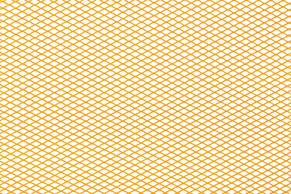 Racing Grille Mesh STR8 fine 30x30cm neon orange