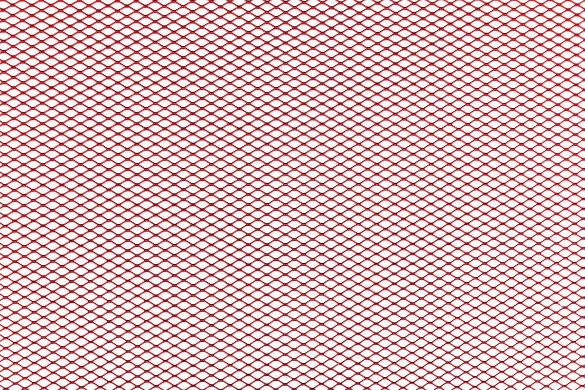Racing Grille Mesh STR8 fine (30x30cm) red