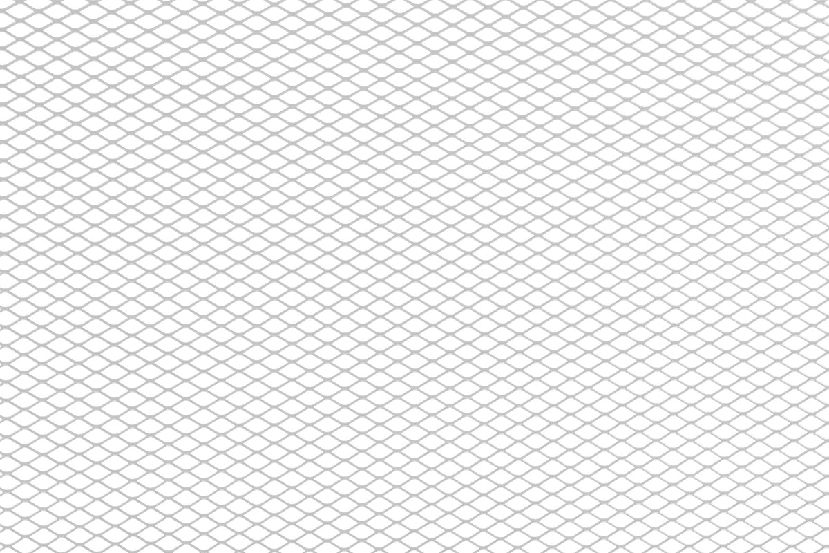 Racing Grille Mesh STR8 fine 30x30cm white