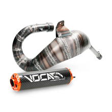 VOCA Racing Cross Carbon Exhaust 80/90cc Derbi Senda