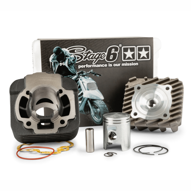 Stage6 Streetrace 50cc Cylinder Kit til Piaggio Luftkølet Scooter