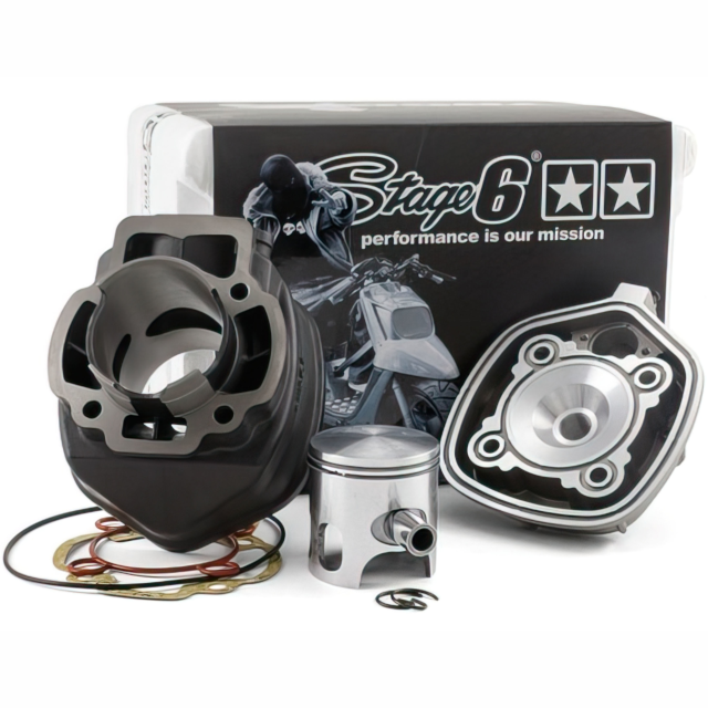 Stage6 StreetRace 70cc Cylinder Kit Cast Iron Piaggio LC